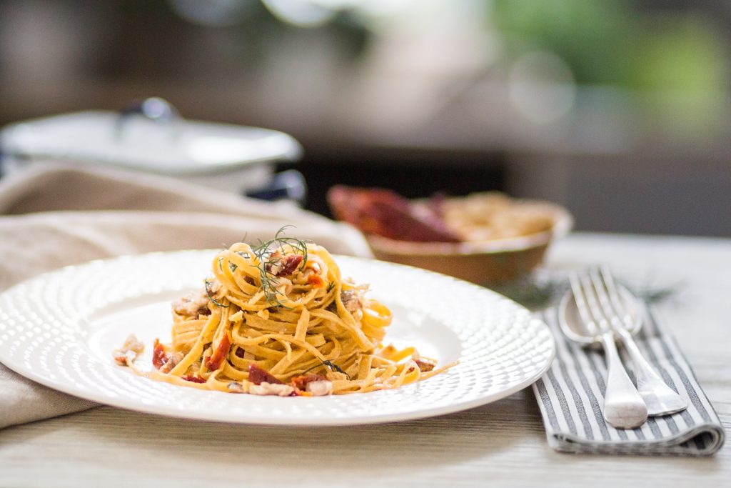 TAGLIATELLE INTEGRALI CON SARDE